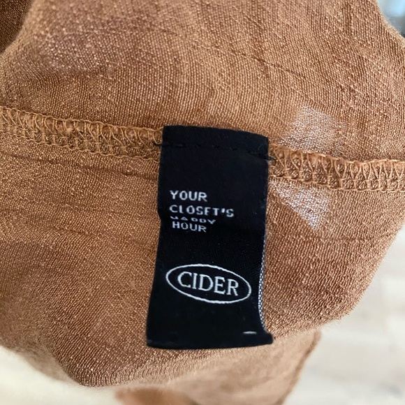 Cider boho Brown Crochet Maxi summer Dress - Picture 7 of 9